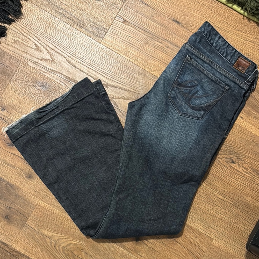 X2 Blue Flare Wide Leg Jeans